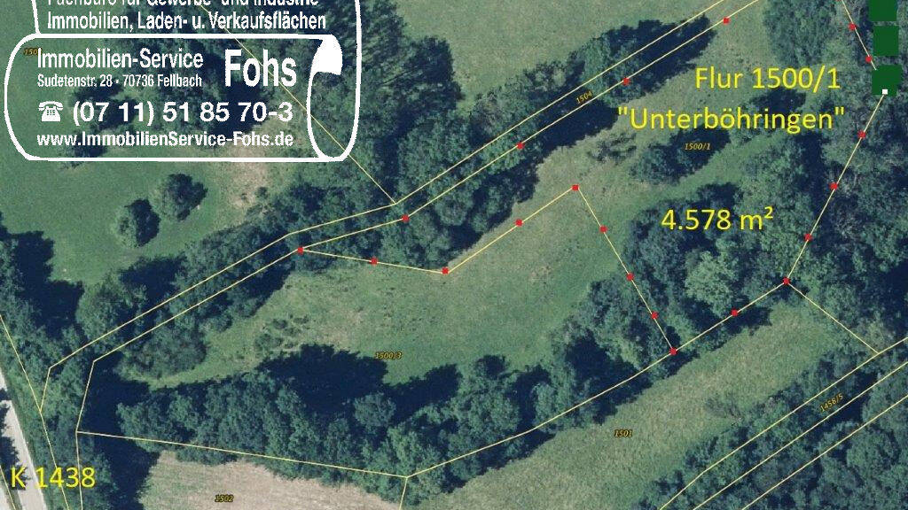 Landwirtschaftliche Fläche zum Kauf 4.578 m² Grundstück Unterböhringen Bad Überkingen 73337