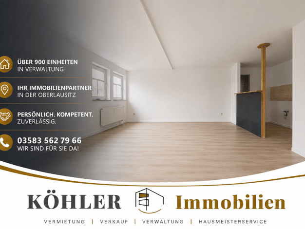 Wohnung zur Miete 365 € 3 Zimmer 73 m² 2. Geschoss frei ab 01.09.2026 Karl-Marx-Platz 3 Neugersdorf Ebersbach-Neugersdorf 02727