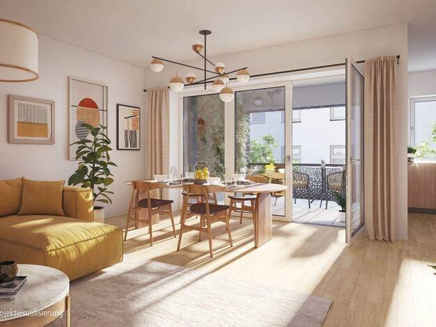 Wohnung zum Kauf - Erstbezug provisionsfrei 499.000 € 2 Zimmer 58,8 m² 4. Geschoss Friedrichstadt Düsseldorf / Friedrichstadt 40215