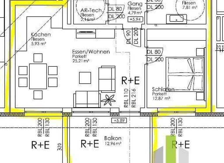 Wohnung zur Miete - Erstbezug 1.150 € 2 Zimmer 60,7 m² Schörfling 4861