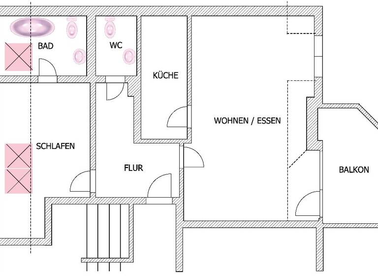 Wohnung zum Kauf 75.000 € 2 Zimmer 67 m²<br/>Wohnfläche Dachgeschoss, 4.<br/>Geschoss ab sofort<br/>Verfügbarkeit Pausitzer Delle Riesa 01589