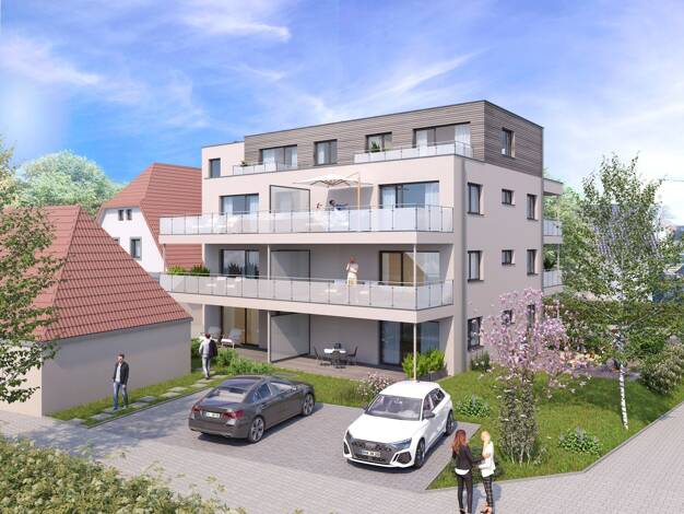 Wohnung zum Kauf provisionsfrei 240.300 € 2 Zimmer 51,7 m² EG Bachstraße WE 3 Obersontheim Obersontheim 74423