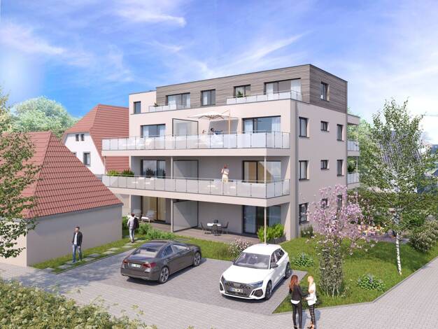 Wohnung zum Kauf provisionsfrei 240.300 € 2 Zimmer 51,7 m² EG Bachstraße WE 3 Obersontheim Obersontheim 74423