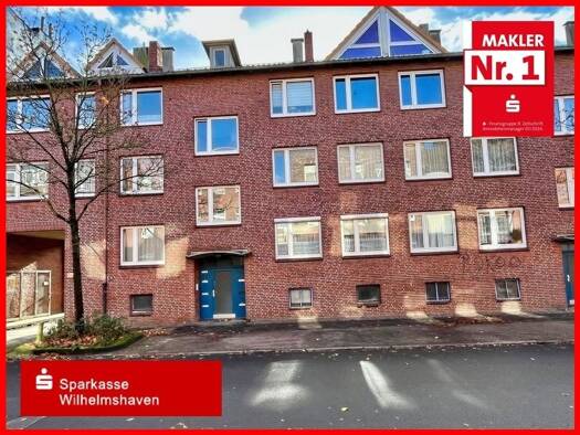 Wohnung zum Kauf 83.000 € 3 Zimmer 69 m² 2. Geschoss frei ab sofort Innenstadt Wilhelmshaven 26382