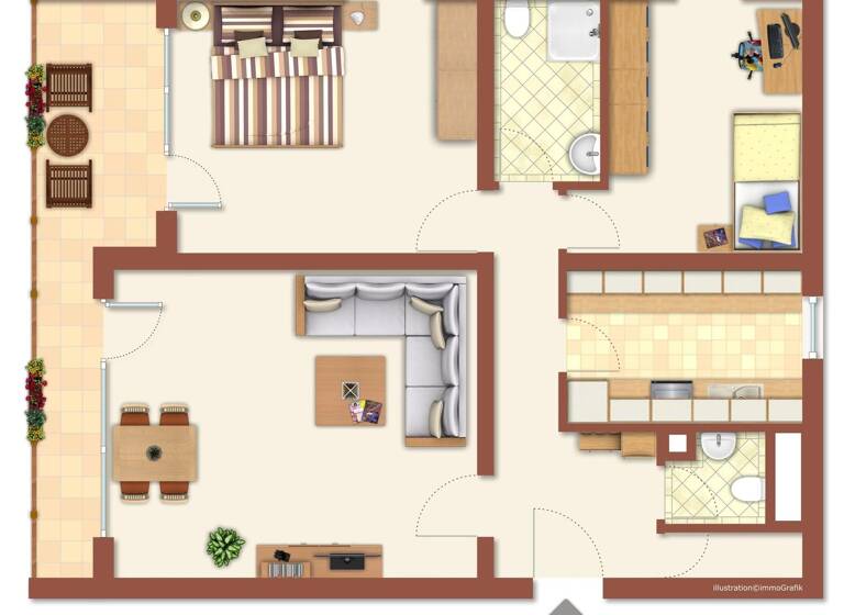 Wohnung zum Kauf 320.000 € 3 Zimmer 76,4 m²<br/>Wohnfläche 1.<br/>Geschoss Handschuhsheim - West Heidelberg 69121