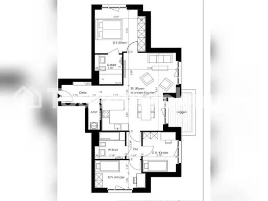 Wohnung zur Miete Tauschwohnung 2.000 € 3 Zimmer 90 m² Französisch Buchholz Berlin 10405