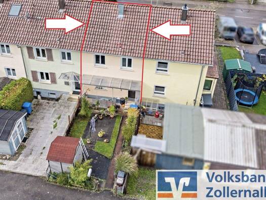 Reihenmittelhaus zum Kauf 214.000 € 3 Zimmer 73 m² 132 m² Grundstück frei ab 01.12.2025 Balingen 72336