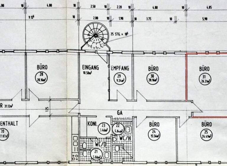 Büro zur Miete 330 € 25 m² Bürofläche Aidlingen 71134