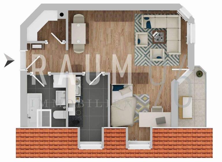 Studio zum Kauf 110.000 € 1 Zimmer 44 m² 2. Geschoss Bad Staffelstein 96231