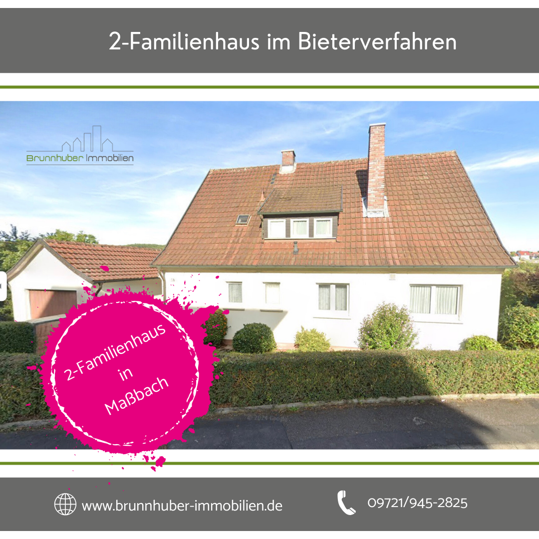 Mehrfamilienhaus zum Kauf provisionsfrei 9 Zimmer 127,1 m²<br/>Wohnfläche 859 m²<br/>Grundstück ab sofort<br/>Verfügbarkeit Jägergarten 54 Maßbach Maßbach 97711