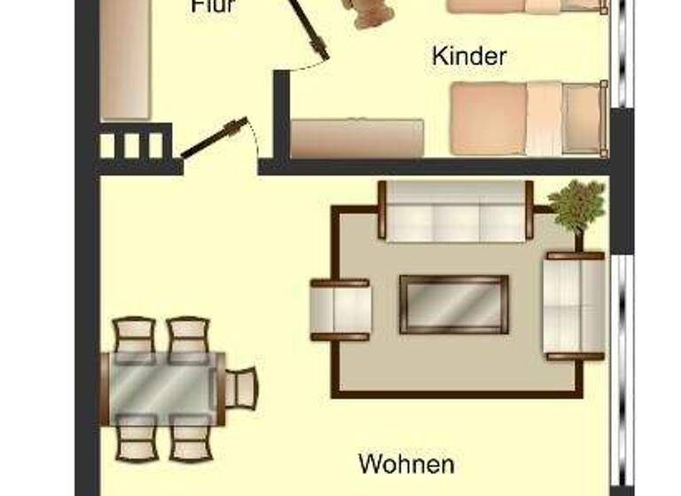 Wohnung zur Miete 419 € 3 Zimmer 74,6 m² 1. Geschoss Knappenweg 8 Salchendorf Neunkirchen 57290