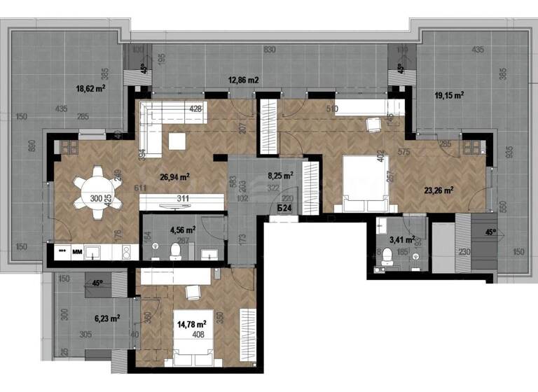 Studio zum Kauf 501.000 € 3 Zimmer 196,4 m² Sofia