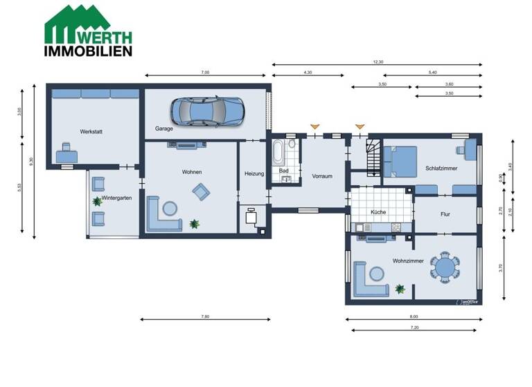 Einfamilienhaus zum Kauf 199.000 € 5 Zimmer 177,5 m² 884 m² Grundstück Lunden 25774