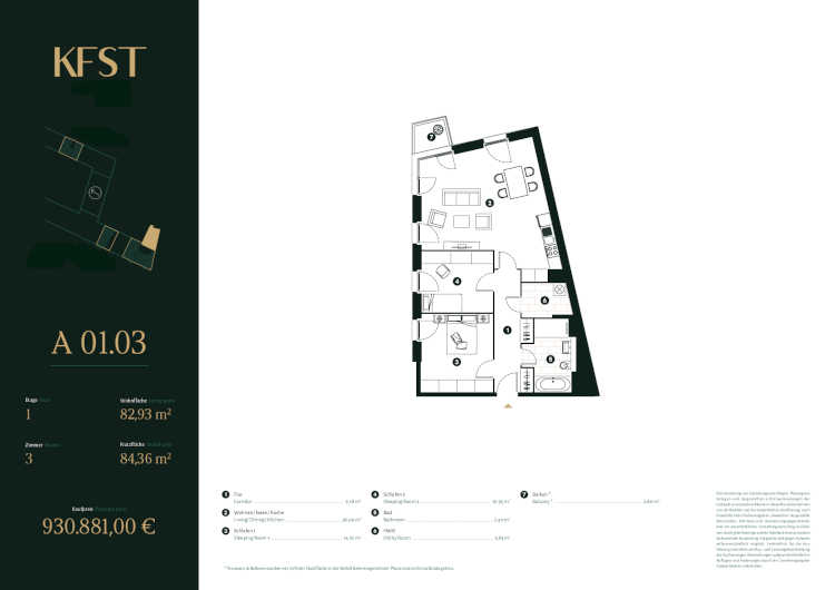 Wohnung zum Kauf 791.249 € 3 Zimmer 82,9 m²<br/>Wohnfläche 1.<br/>Geschoss Tiergarten Berlin 10785