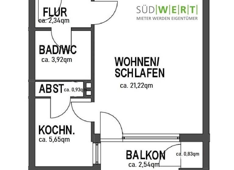 Wohnung zum Kauf provisionsfrei 157.000 € 1 Zimmer 37 m² 1. Geschoss Heusenstamm 63150