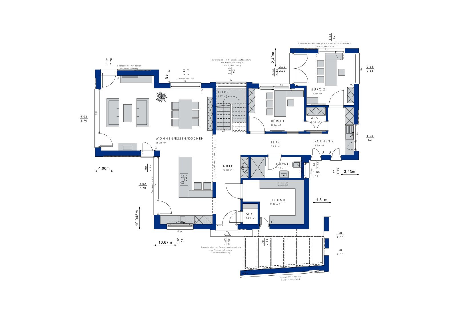 Einfamilienhaus zum Kauf 903.813 € 6 Zimmer 222 m²<br/>Wohnfläche 890 m²<br/>Grundstück Stukenbrock Schloß Holte-Stukenbrock 33758