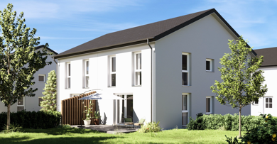 Doppelhaushälfte zum Kauf provisionsfrei 456.299 € 5 Zimmer 110 m² 369 m² Grundstück Strullendorf Strullendorf 96129