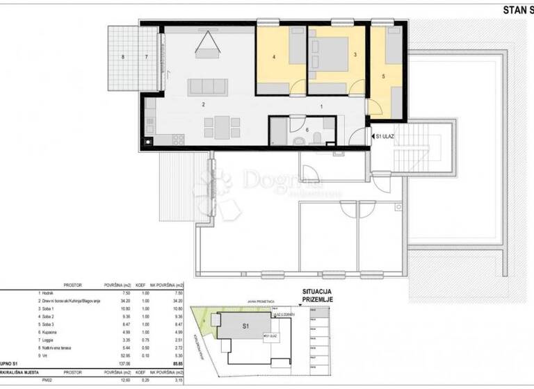 Wohnung zum Kauf 548.581 € 4 Zimmer 85 m² Kolan