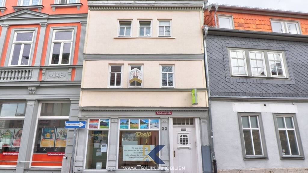 Bürofläche zur Miete provisionsfrei 250 € 2 Zimmer 70 m² Bürofläche Brückenstraße 22 Mühlhausen Mühlhausen/Thüringen 99974