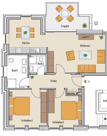 Wohnung zum Kauf 559.000 € 3 Zimmer 78,9 m²<br/>Wohnfläche 1.<br/>Geschoss Sonnenstraße 8 Binz Binz 18609