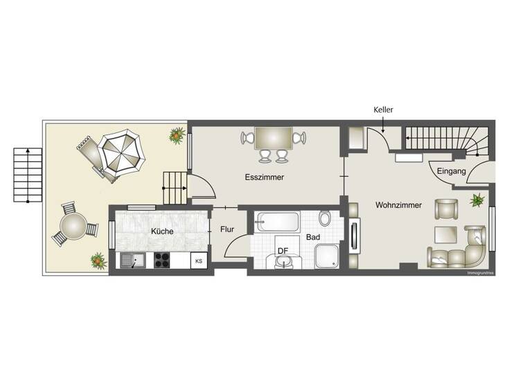 Reihenmittelhaus zum Kauf 229.900 € 3 Zimmer 90,1 m² 273 m² Grundstück Kohlscheid Herzogenrath 52134