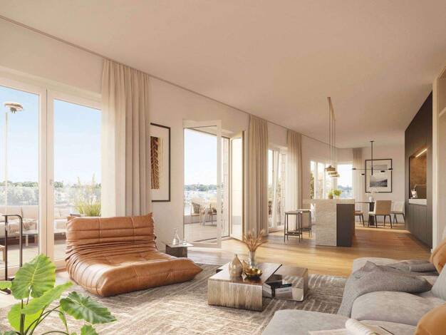 Wohnung zum Kauf - Neubau 1.139.000 € 3 Zimmer 124,9 m² 4. Geschoss An der Dahme 9 Grünau Berlin 12527