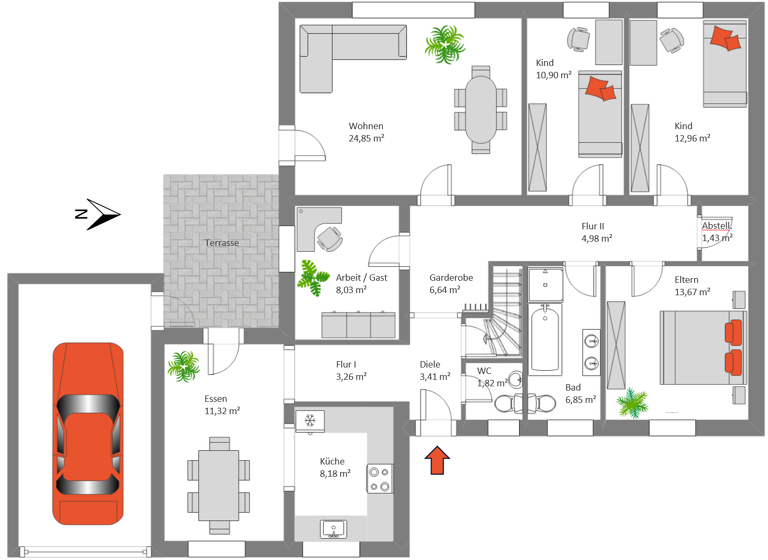 Bungalow zum Kauf 512.000 € 4 Zimmer 104 m² 808 m² Grundstück frei ab sofort Schwabmünchen 86830