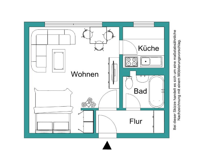 Wohnung zur Miete 344 € 1 Zimmer 36 m²<br/>Wohnfläche 3.<br/>Geschoss 01.12.2024<br/>Verfügbarkeit Sudetenstraße 62 Oberer Richtsberg Marburg 35039