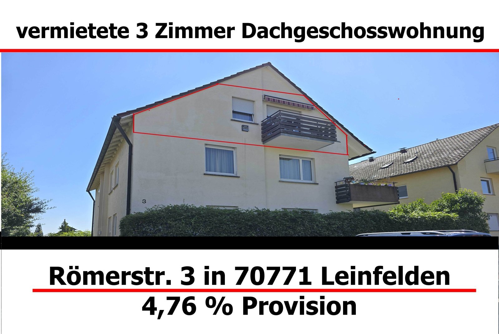 Wohnung zum Kauf 195.000 € 3 Zimmer 39 m²<br/>Wohnfläche 3. OG<br/>Geschoss Leinfelden Leinfelden-Echterdingen 70771