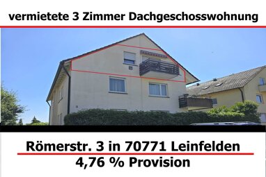 Wohnung zum Kauf 195.000 € 3 Zimmer 39 m² 3. Geschoss Leinfelden Leinfelden-Echterdingen 70771