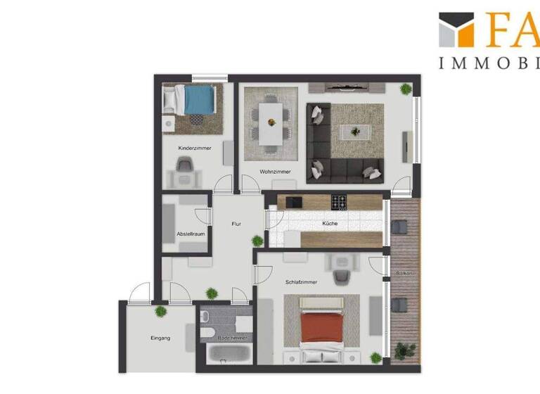 Wohnung zum Kauf 199.000 € 3 Zimmer 80 m² 6. Geschoss Niederpleis Sankt Augustin 53757