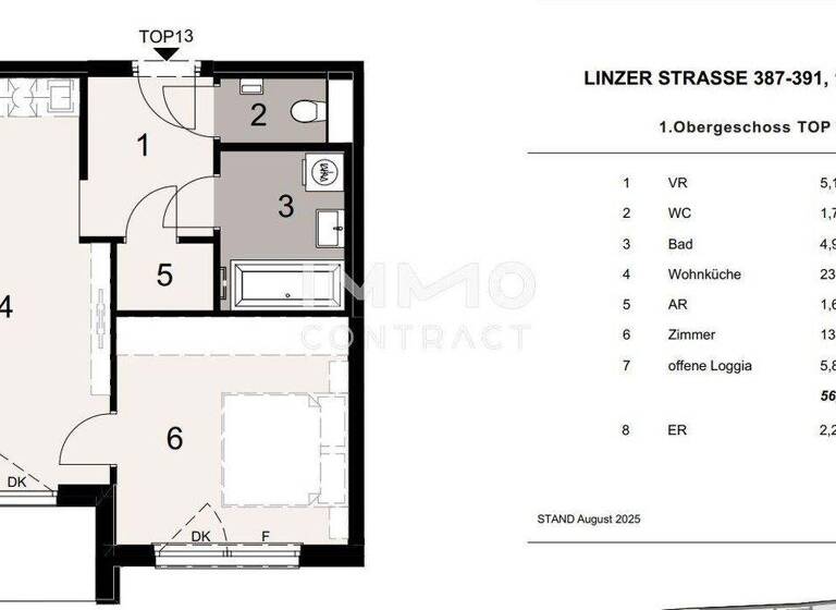 Wohnung zum Kauf 351.200 € 2 Zimmer 50,6 m² frei ab 01.11.2027 Wien 1140
