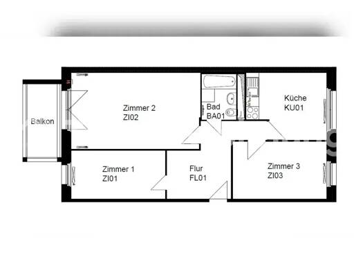 Wohnung zur Miete nur mit Wohnberechtigungsschein Tauschwohnung 490 € 3 Zimmer 69 m² 1. Geschoss Drewitz Potsdam 14480