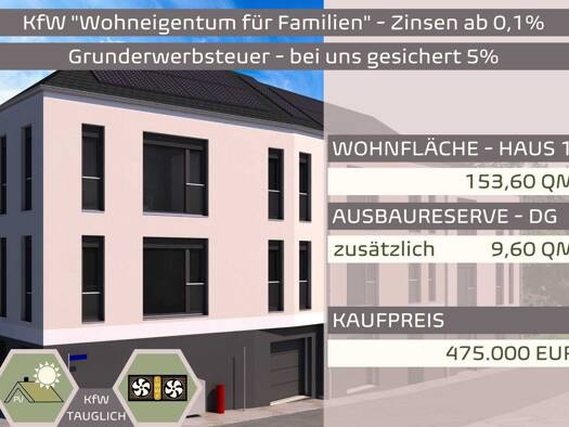 Reihenendhaus zum Kauf provisionsfrei 475.000 € 6 Zimmer 153,6 m² 95 m² Grundstück Hinterm Rasen 1 Ilmenau Ilmenau 98693