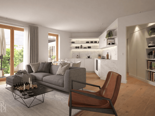 Wohnung zum Kauf - Neubau provisionsfrei 459.000 € 3 Zimmer 59,9 m² 1. Geschoss frei ab 01.12.2026 Potsdam West Potsdam 14471