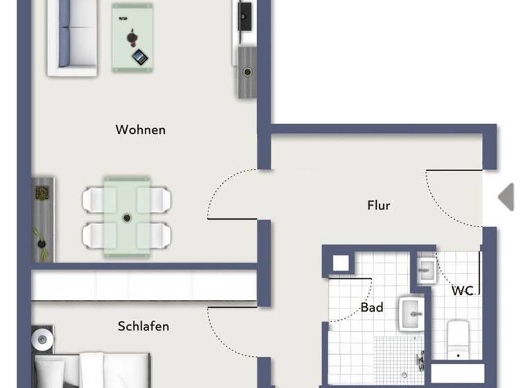 Wohnung zum Kauf 249.000 € 2 Zimmer 62,2 m²<br/>Wohnfläche 5.<br/>Geschoss Wetzendorf Nürnberg 90425