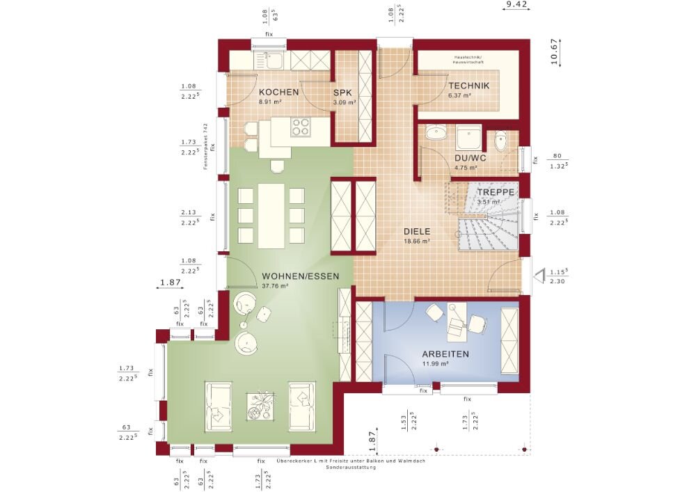 Einfamilienhaus zum Kauf 435.750 € 6 Zimmer 172 m²<br/>Wohnfläche 689 m²<br/>Grundstück Steinwiese Magdeburg 39114