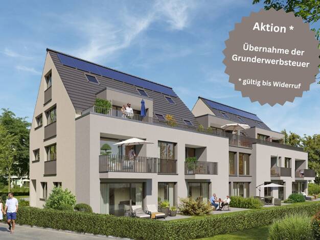 Wohnung zum Kauf - Neubau provisionsfrei 335.900 € 2,5 Zimmer 56,8 m² 1. Geschoss frei ab 31.07.2027 Altinger Straße 42 Gültstein Herrenberg / Gültstein 71083