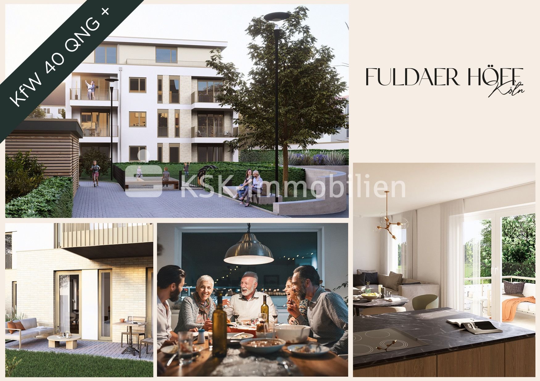 Wohnung zum Kauf 348.000 € 2 Zimmer 52,8 m²<br/>Wohnfläche 2.<br/>Geschoss Höhenberg Köln / Höhenberg 51103