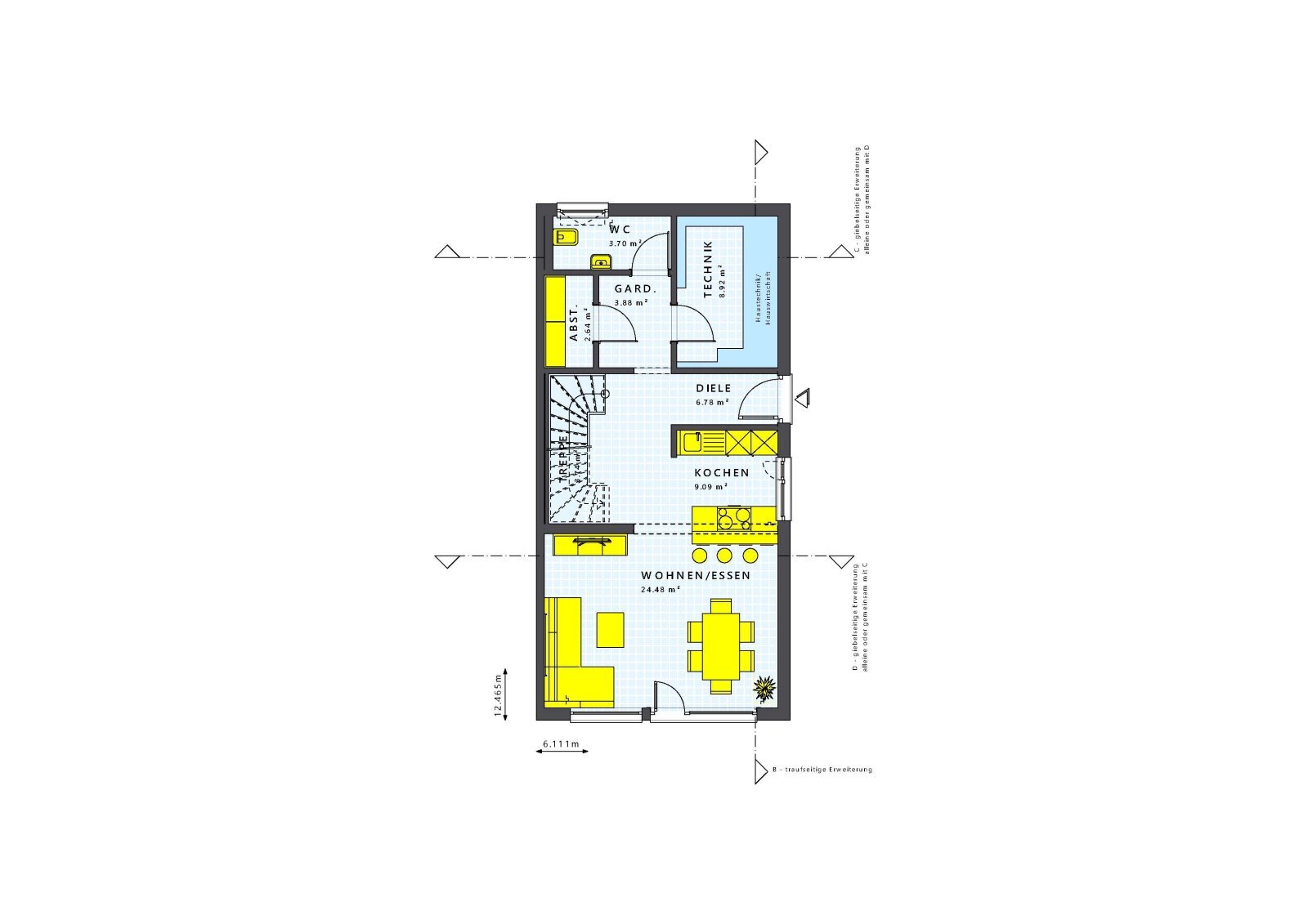 Doppelhaushälfte zum Kauf 769.428 € 5 Zimmer 143 m²<br/>Wohnfläche 312 m²<br/>Grundstück Stephanskirchen 83071