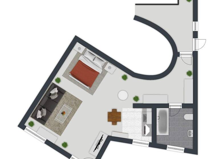 Studio zum Kauf 55.000 € 1 Zimmer 47,4 m² 2. Geschoss Eisfeld 98673