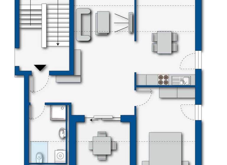 Terrassenwohnung zum Kauf - Erstbezug provisionsfrei 245.000 € 3 Zimmer 56 m² 2. Geschoss Landau Landau an der Isar 94405