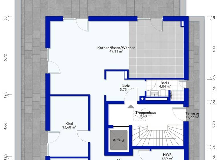 Penthouse zum Kauf provisionsfrei 789.000 € 4 Zimmer 167 m²<br/>Wohnfläche 3.<br/>Geschoss ab sofort<br/>Verfügbarkeit Vöhringen Vöhringen 89269