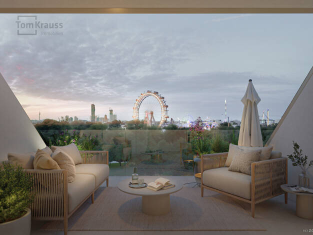 Studio zum Kauf - Neubau 335.500 € 1 Zimmer 32,3 m² 5. Geschoss frei ab 31.10.2026 Wien 1020