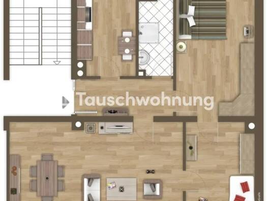 Wohnung zur Miete Tauschwohnung 650 € 3 Zimmer 80 m² 3. Geschoss Darmstadt Darmstadt 64293