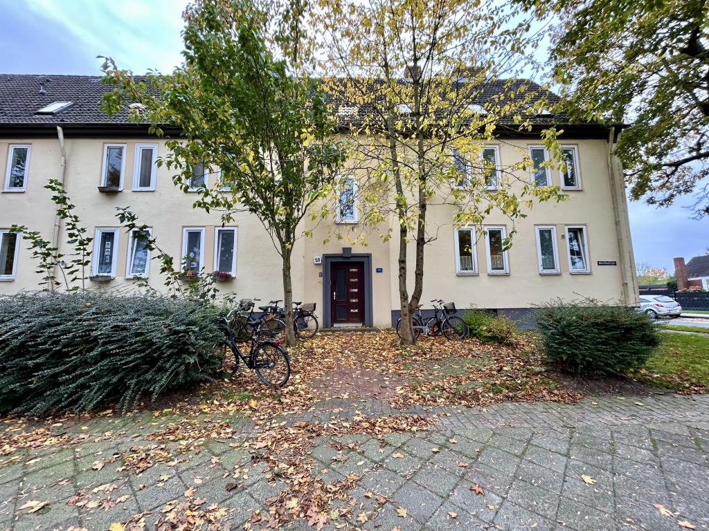 Wohnung zur Miete 439 € 3 Zimmer 62,8 m²<br/>Wohnfläche 1.<br/>Geschoss Weichselstraße 58 Fedderwardergroden Wilhelmshaven 26388