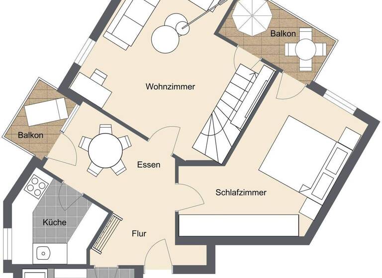 Maisonette zum Kauf 249.900 € 3,5 Zimmer 74,7 m² 3. Geschoss Dornstadt 89160