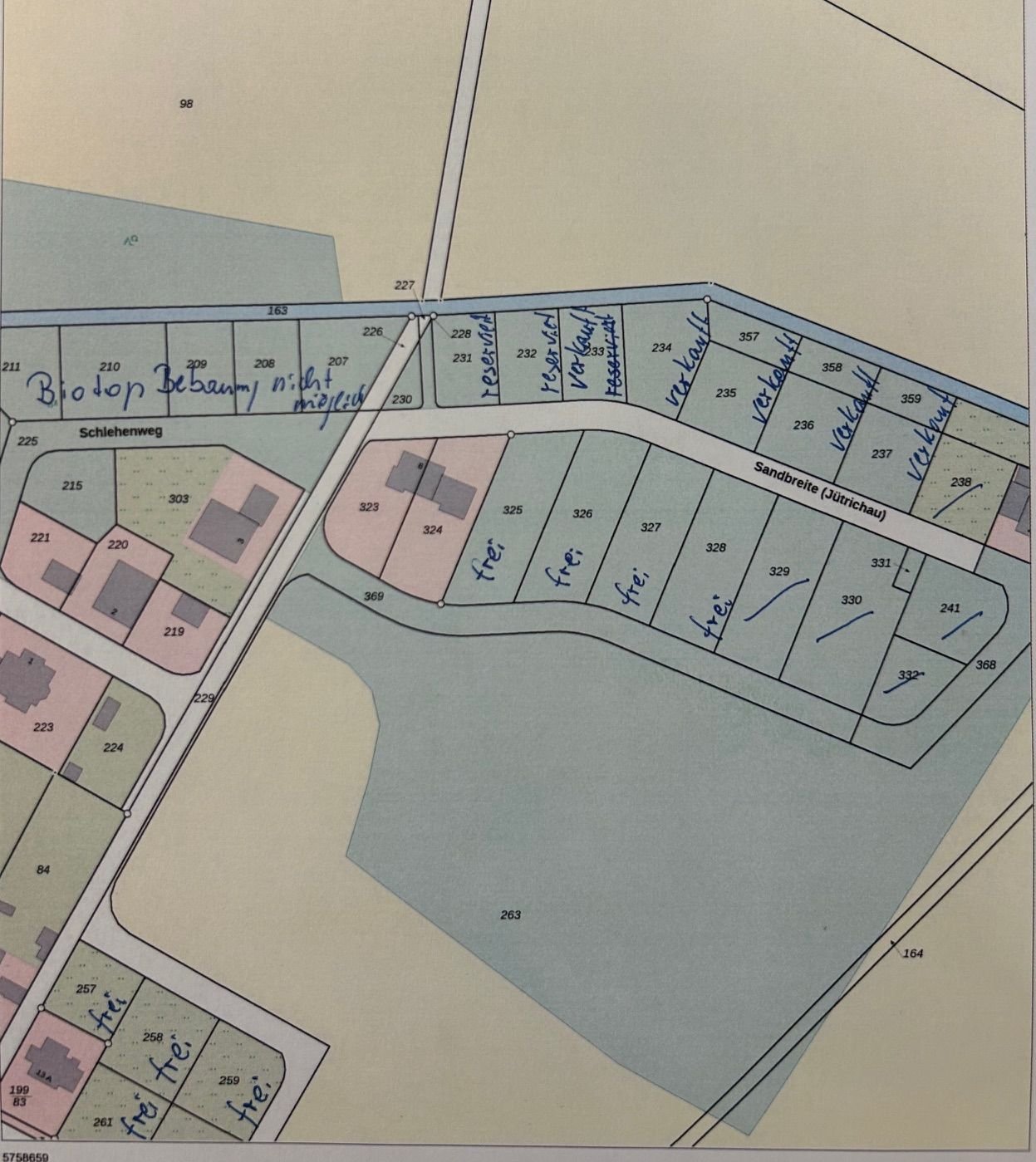 Grundstück zum Kauf 882 m²<br/>Grundstück vorhanden<br/>Baugenehmigung Mühlsdorfer Weg Zerbst Zerbst/Anhalt 39261