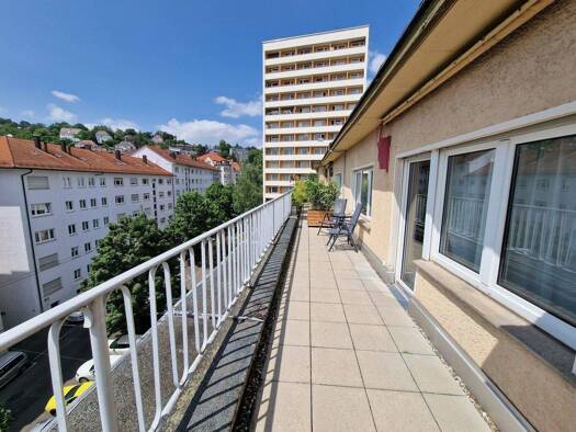 Penthouse zur Miete 1.250 € 2,5 Zimmer 74 m² 6. Geschoss Kornbergstr. 24 West Stuttgart 70176