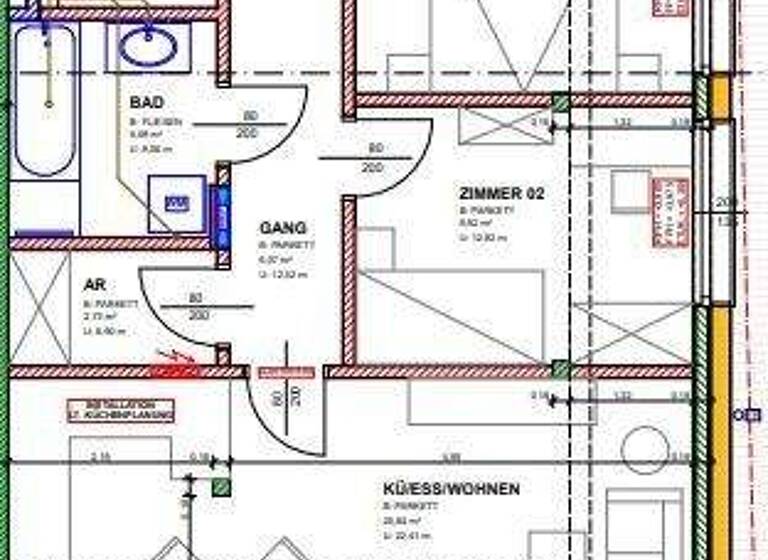 Wohnung zur Miete - Erstbezug 1.265 € 3 Zimmer 70,2 m² frei ab 01.08.2026 Kuchl 5431